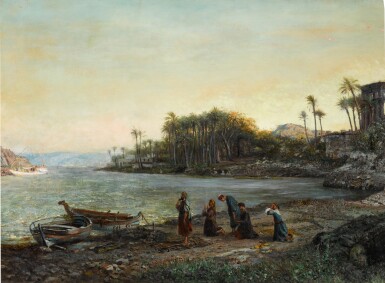 View full screen - View 1 of Lot 149. Praying by the Shore.