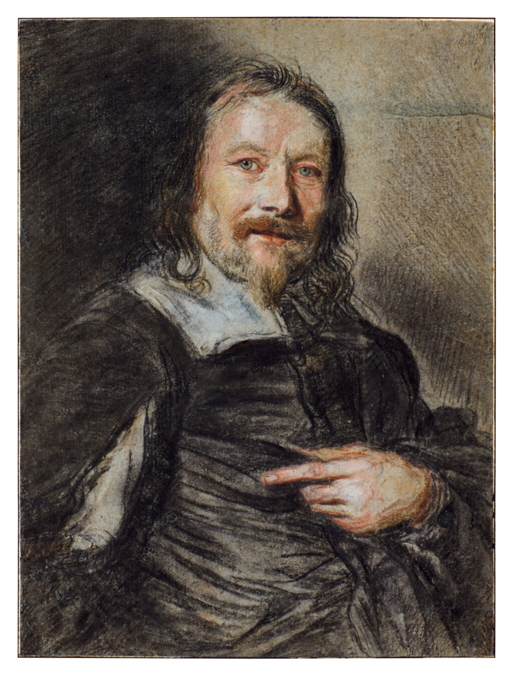View full screen - View 1 of Lot 308. Half-length portrait of a man.