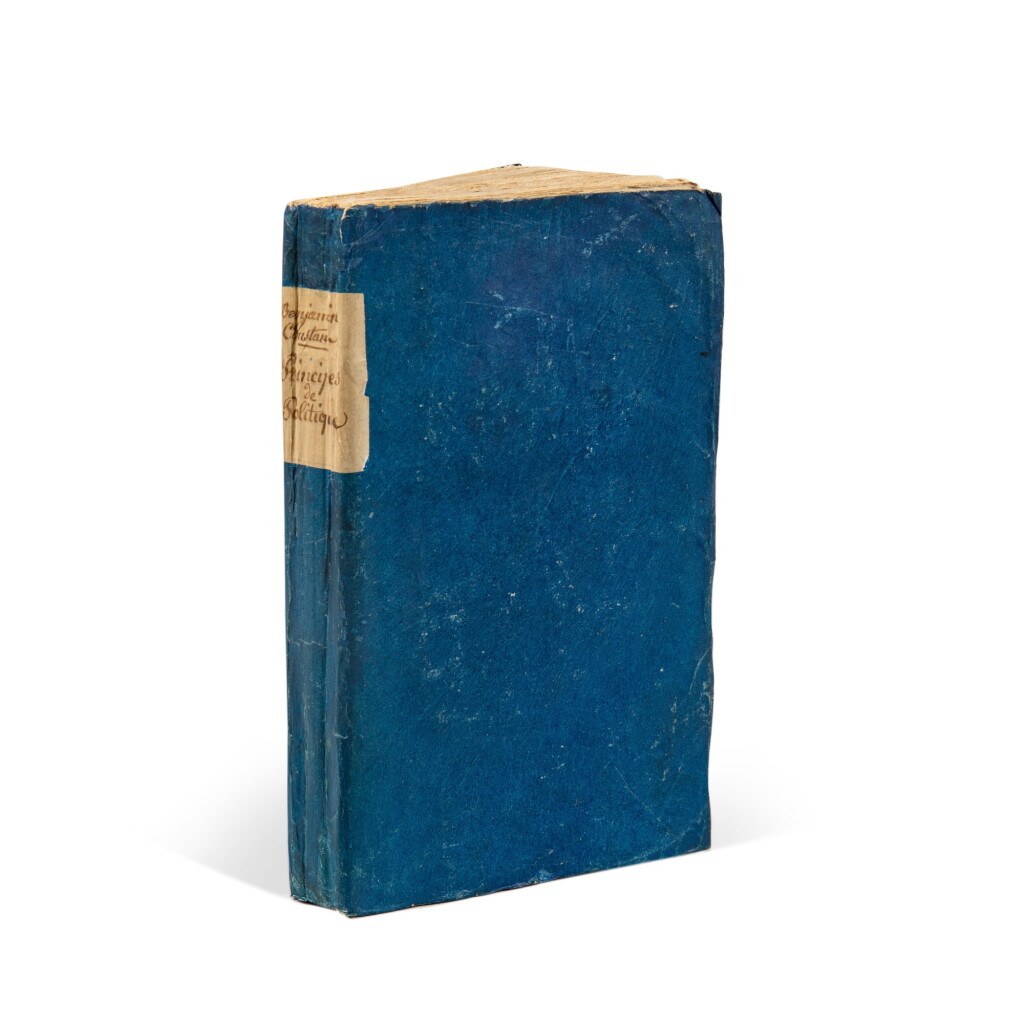 View full screen - View 1 of Lot 122. Principes de politique applicables à tous les gouvernements..., 1815. Édition originale, avec envoi..