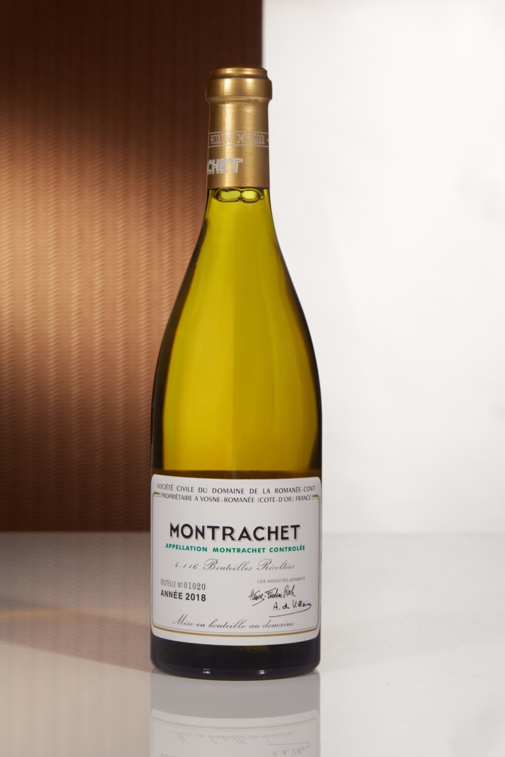 View full screen - View 1 of Lot 225. Montrachet 2018 Domaine de la Romanée-Conti (1 BT) .