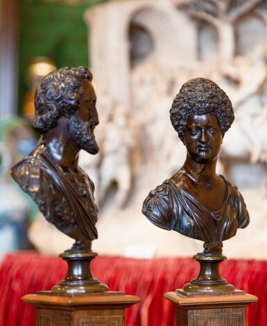 View full screen - View 1 of Lot 12. Henri IV and Marie de Médicis | Henri IV et Marie de Médicis .