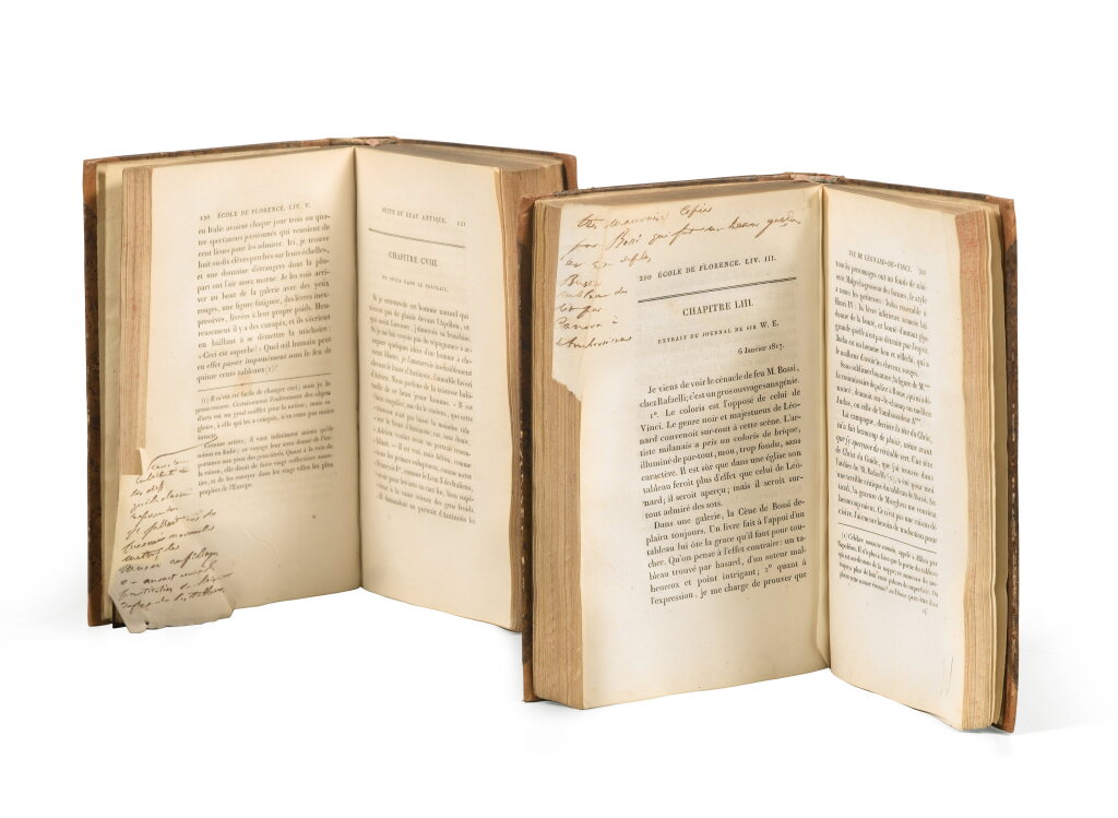 View full screen - View 1 of Lot 81. Histoire de la peinture en Italie. 1817. Édition originale. Exemplaire de l'historien Louis de Potter, annoté par l'auteur..