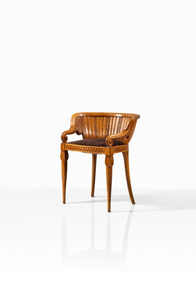 View full screen - View 1 of Lot 21. Fauteuil de bureau.