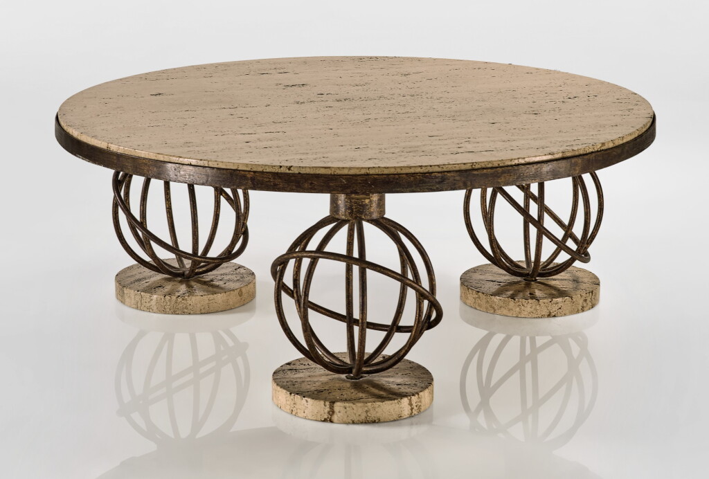 View full screen - View 1 of Lot 289. JEAN ROYÈRE | "SPHÈRE" COFFEE TABLE.