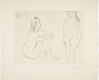 View full screen - View of Deux Femmes. IV (B. 1203; Ba. 1188).