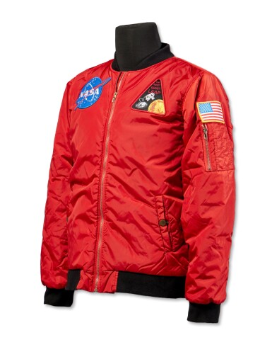 View full screen - View 1 of Lot 66. Buzz Aldrin's "Mars Exploration Crew" Jacket.