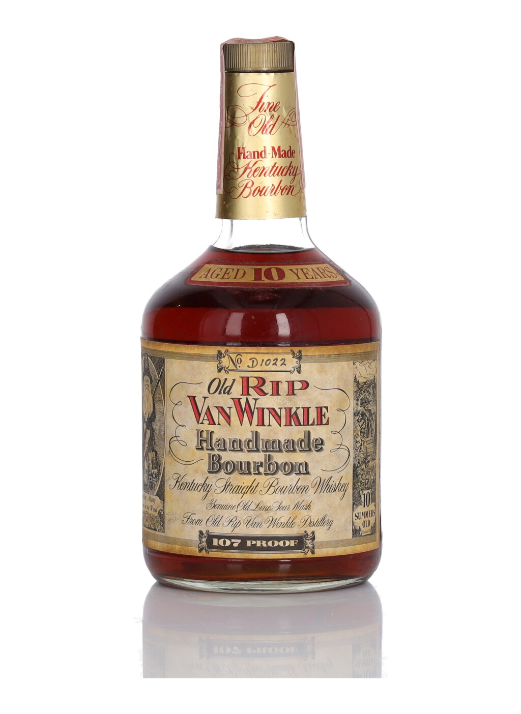 View full screen - View 1 of Lot 195. Old Rip Van Winkle 10 Year Old 107 Proof NV (1 Bottle 75cl).