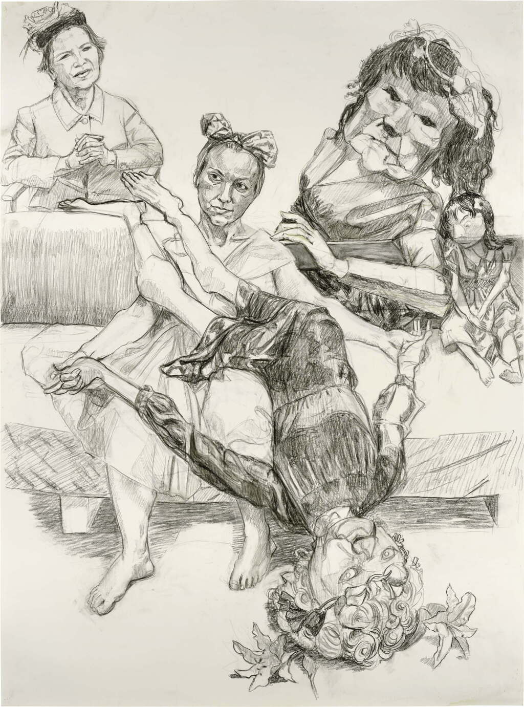 View full screen - View 1 of Lot 106. Five Generations of Muses.