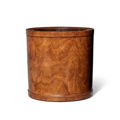 View full screen - View 1 of Lot 1757. A Chinese ‘Huanghuali’ Brush Pot (Bitong), Qing Dynasty, Early 18th Century | 清十八世紀初 黃花梨筆筒.