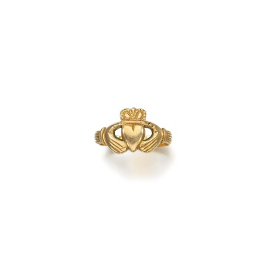 View full screen - View 1 of Lot 201. CLADDAGH RING, GEORGE ROBINSON, GALWAY, CIRCA 1785.