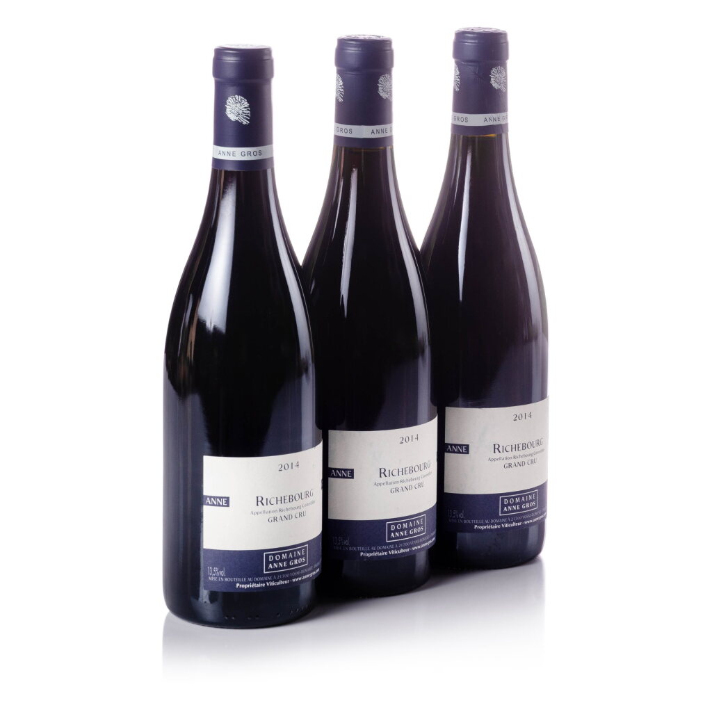 View full screen - View 1 of Lot 135. Richebourg 2014 Anne Gros (3 BT).