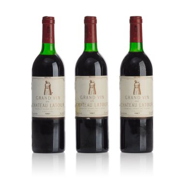 View full screen - View 1 of Lot 573. Château Latour 1987 (3 BT).