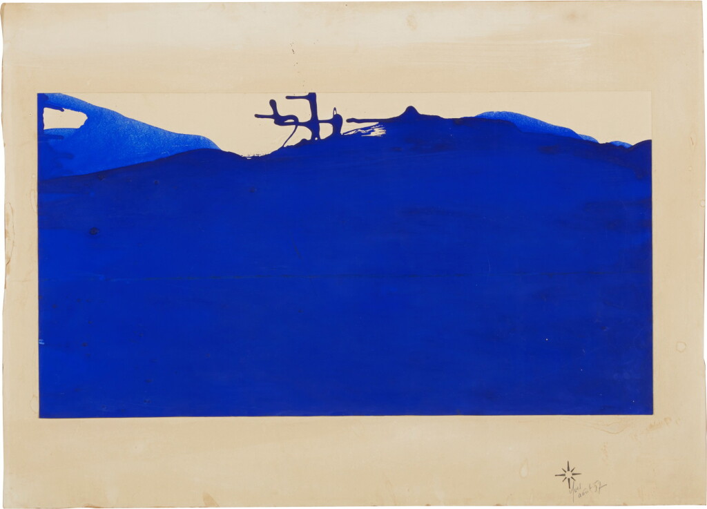 View full screen - View 1 of Lot 211. Untitled (Blue Monochrome).