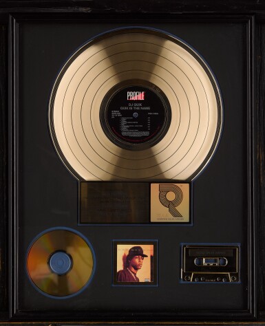 View full screen - View 1 of Lot 90. “Quik is the Name" gold record plaque.