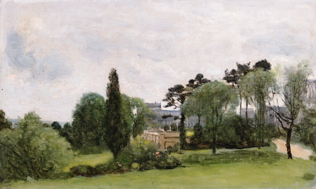 View full screen - View 1 of Lot 41. JEAN-BAPTISTE-CAMILLE COROT | THE CRYSTAL PALACE, LONDON.