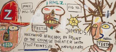 View full screen - View 1 of Lot 6. Hollywood Africans in front of the Chinese Theater with Footprints of Movie Stars.