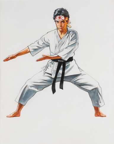 View full screen - View 1 of Lot 159. THE KARATE KID PART II (1986) ORIGINAL ARTWORK, BRITISH.