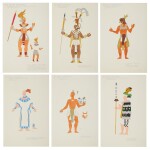 Six Costume Studies for Ballet Bonampak