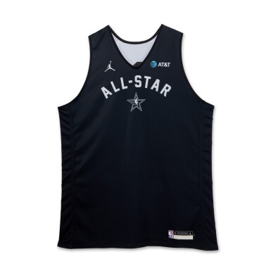 View full screen - View 1 of Lot 122. Paul George Worn ‘NBA All-Star Game’ Practice Jersey.