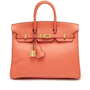 View full screen - View 1 of Lot 175. Crevette Epsom Birkin 25 Gold Hardware, 2014.