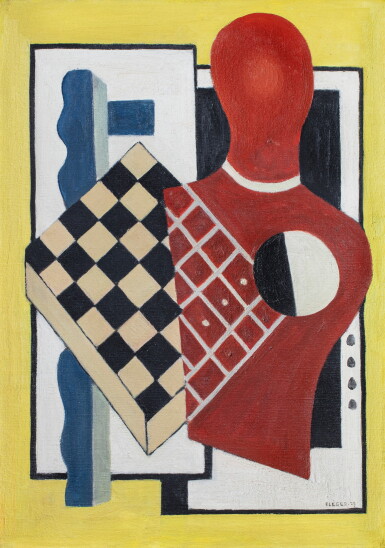 View full screen - View 1 of Lot 20. Composition au damier.