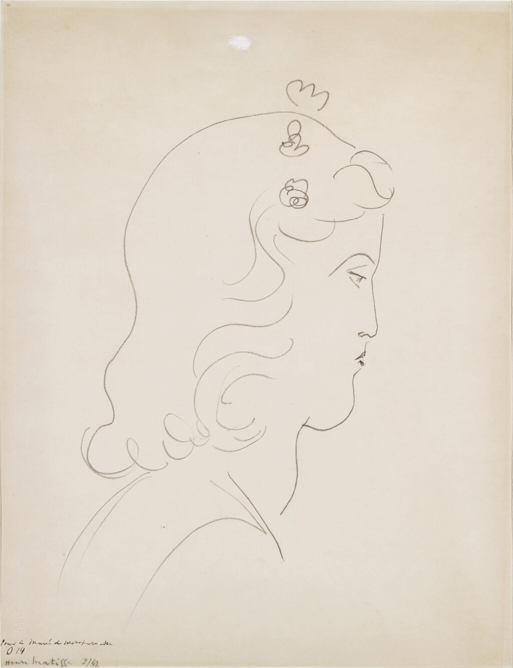 View full screen - View 1 of Lot 501. Tête de femme.