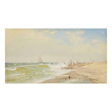 View full screen - View 1 of Lot 81. FRANCIS AUGUSTUS SILVA | A SUMMER DAY ON THE COAST.