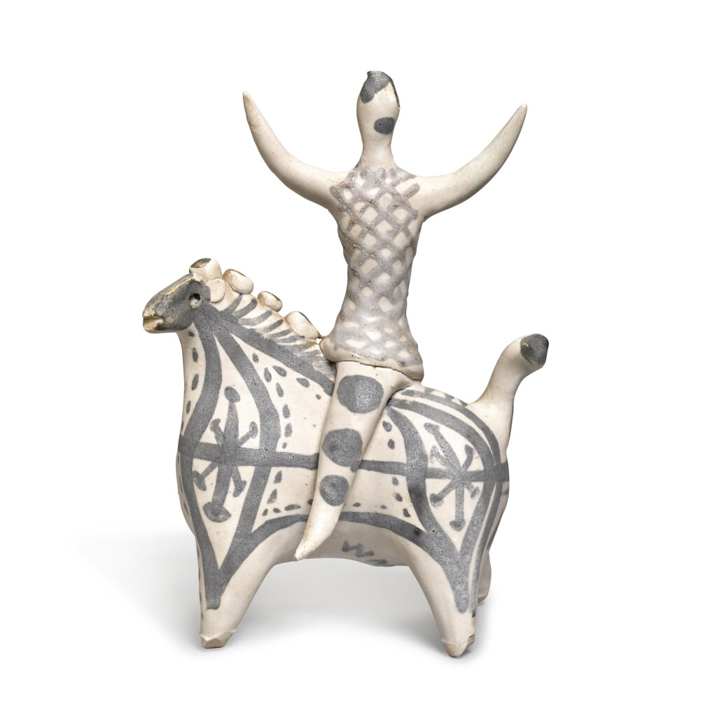 View full screen - View 1 of Lot 97. Horse and Rider.