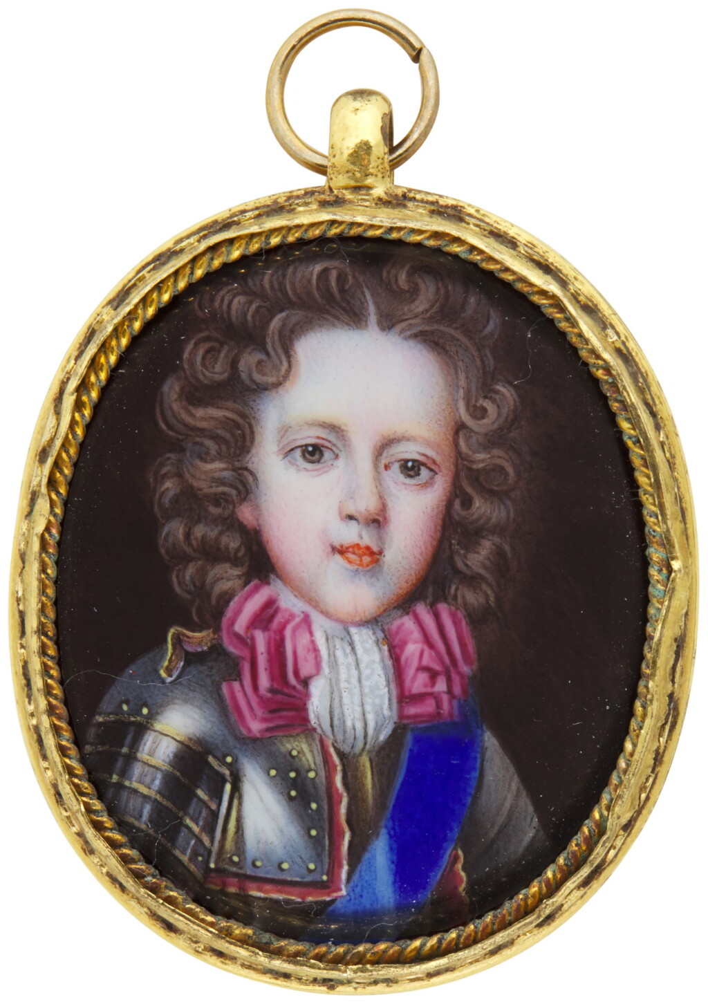 View full screen - View 1 of Lot 102. Portrait of Prince James Francis Edward Stuart (1688-1766), The Old Pretender, circa 1695.