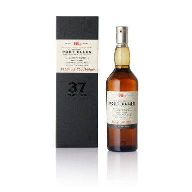 View full screen - View 1 of Lot 6574. Port Ellen 16th Annual Release 37 Year Old 55.2 abv 1978 (1 BT70).