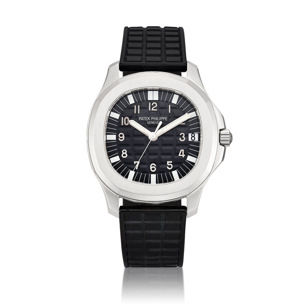 View full screen - View 1 of Lot 9004. Patek Philippe | Aquanaut, Reference 5065 | A stainless steel wristwatch with date, Retailed by Tiffany & Co., Circa 2005 | 百達翡麗 | Aquanaut 型號5065 | 精鋼腕錶,備日期顯示,由 Tiffany & Co. 發行,約2005年製.