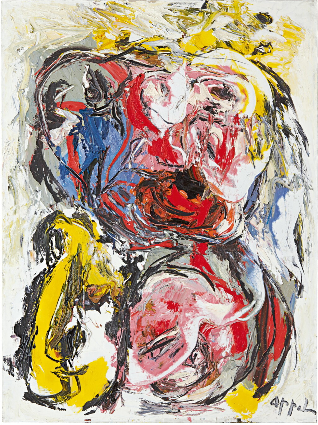 View full screen - View 1 of Lot 612. Karel Appel 卡雷爾·阿佩爾 | Le Visage 面貌.