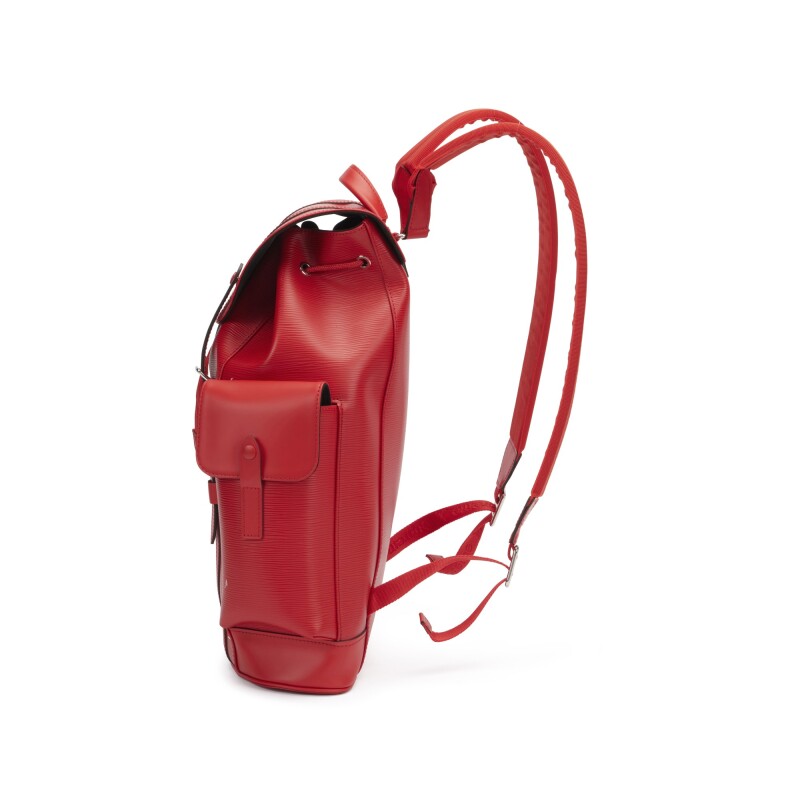 louis vuitton christopher backpack pm red X SUPREME Epi 1906158 FASHIONPHILE the christopher mm looks stunning in bright red epi xl grained leather Vuitton Christopher Backpack Louis Vuitton