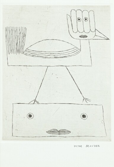 View full screen - View 1 of Lot 42. VICTOR BRAUNER | TIRE À L'ARC.