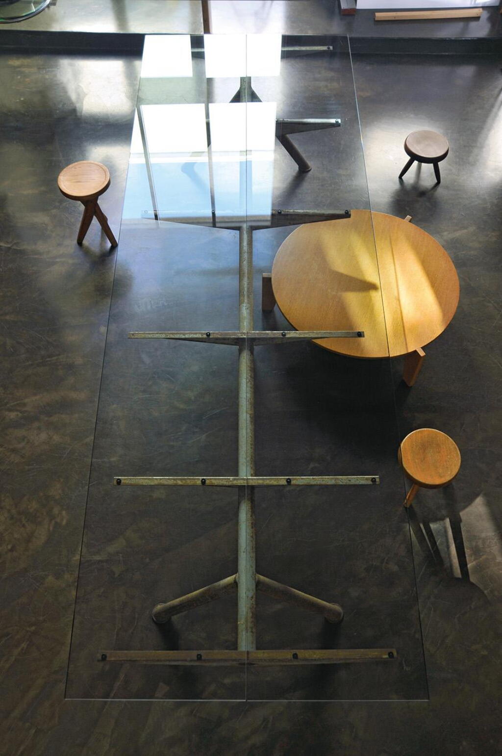 View full screen - View 1 of Lot 31. A Rare "Aéronautique" Table.