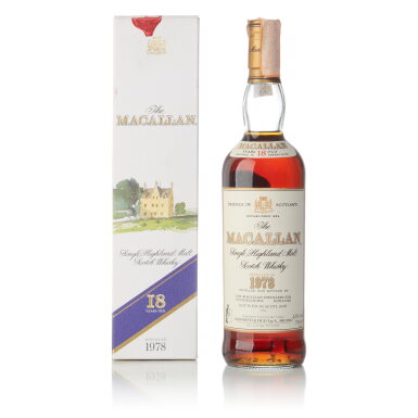 View full screen - View 1 of Lot 26. The Macallan 18 Year Old Sherry Oak 43.0 abv 1978 (1 Bottle 75cl).