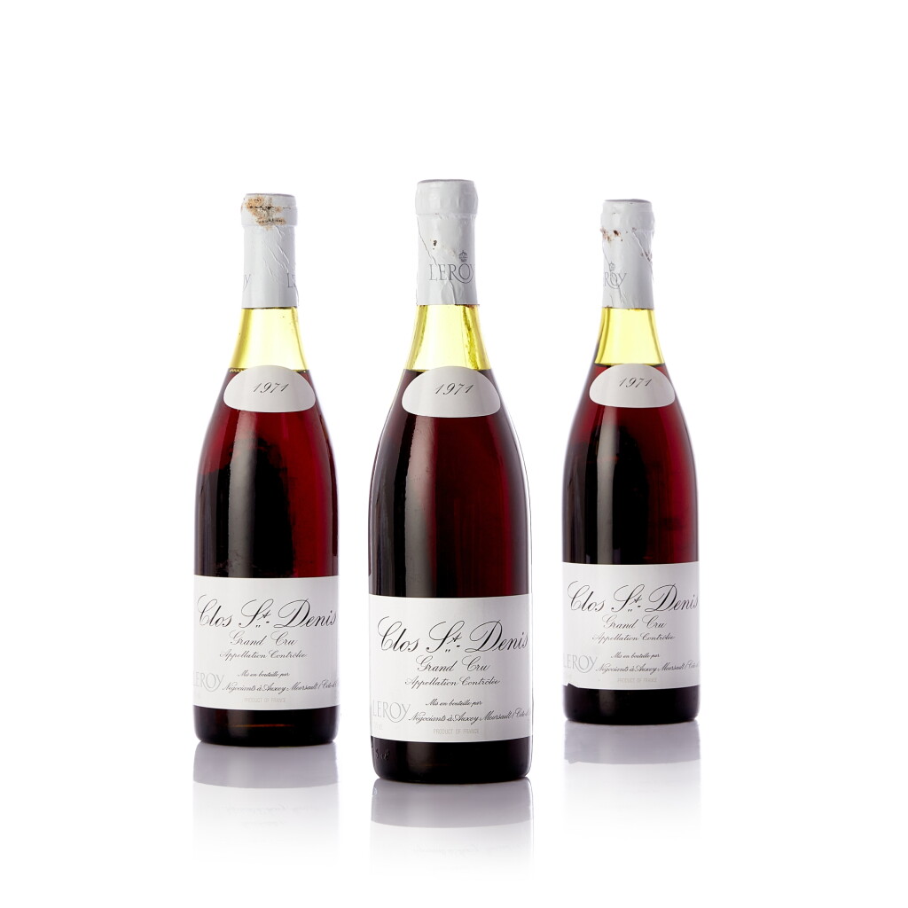 View full screen - View 1 of Lot 6607. Clos Saint Denis 1971 Maison Leroy (12 BT).