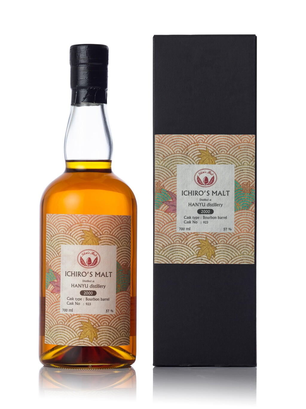 View full screen - View 1 of Lot 1009. 羽生 Ichiro’s Malt Hanyu Bourbon Barrel #923 57.0 abv 2000 (1 BT70).