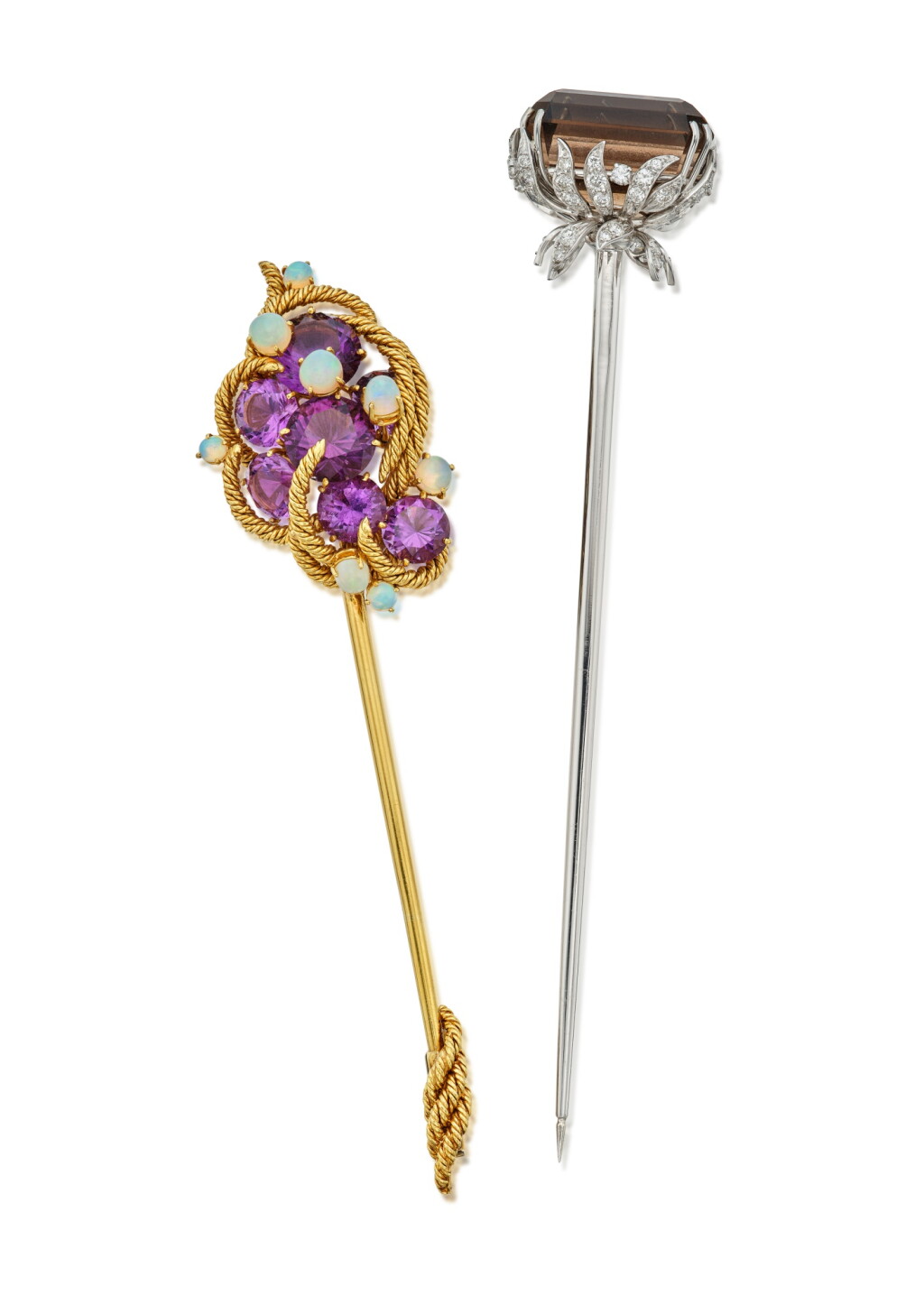 View full screen - View 1 of Lot 51. Two Stickpins, David Webb.
