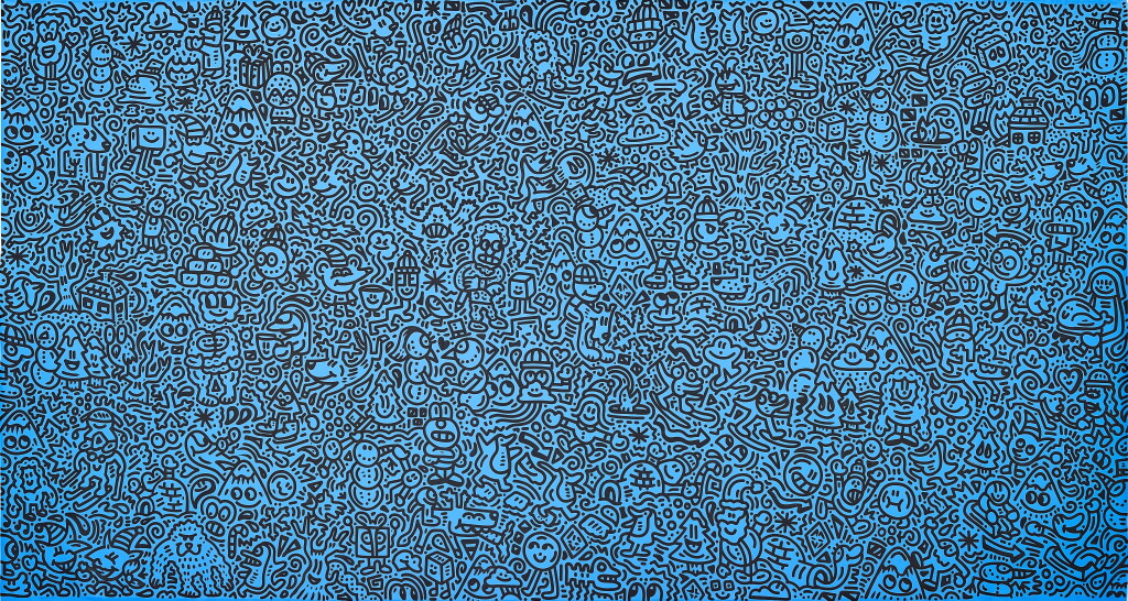 View full screen - View 1 of Lot 585. Mr Doodle | Winter 冬天.