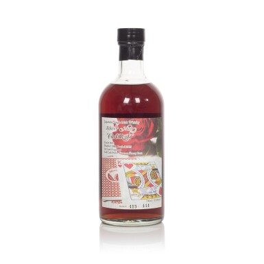 View full screen - View 1 of Lot 41. Hanyu Ichiro's Malt Cards Series King Of Hearts 55.4 abv 1986 (1 BT70).