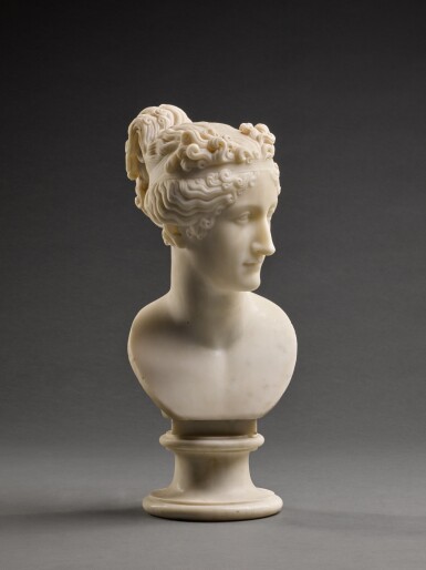View full screen - View 1 of Lot 247. Bust of Paolina Borghese Bonaparte.