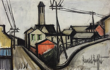 View full screen - View 1 of Lot 106. BERNARD BUFFET | LE CARREFOUR.