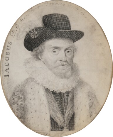 View full screen - View 1 of Lot 1911. Portrait of James I and VI (1566-1625), King of England and Scotland.