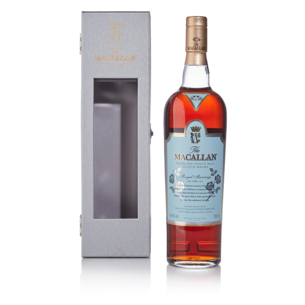 View full screen - View 1 of Lot 11. The Macallan Royal Marriage 1996 and 1999 46.8 abv NV (1 Bottle 70cl).