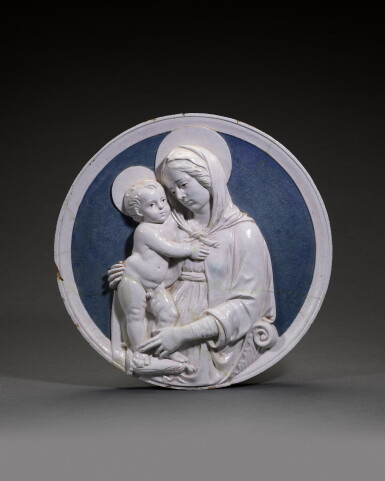 View full screen - View 1 of Lot 47. Roundel with the Virgin and Child.