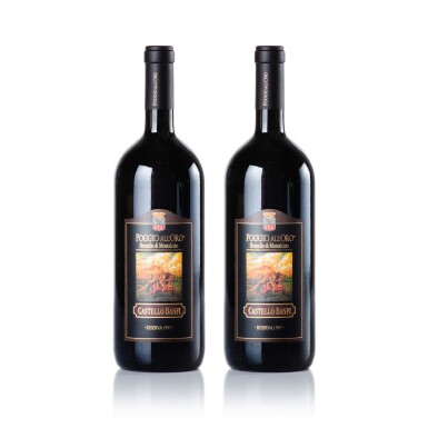 View full screen - View 1 of Lot 1230. Brunello di Montalcino Riserva, Poggio all'Oro 1997 Castello Banfi (2 MAG).