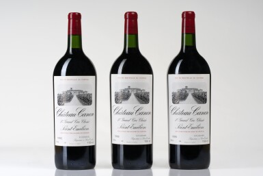 View full screen - View 1 of Lot 306. Château Canon 1995 (6 MAG).