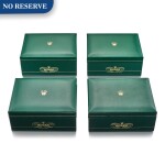 ROLEX | A SET OF FOUR PRESENTATION BOXES, CIRCA 1955