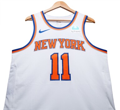 View full screen - View 1 of Lot 110. Jalen Brunson New York Knicks 2024 NBA Playoffs Eastern Conference Round 1 Game Worn Association Edition Jersey | Game 1 .